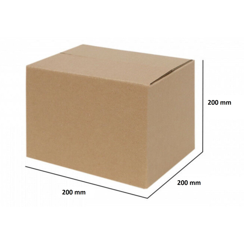 Papkasser 200x200x200 - 20 stk.