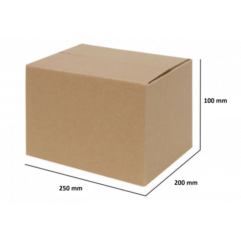 Papkasser 250x200x100 - 20 stk.