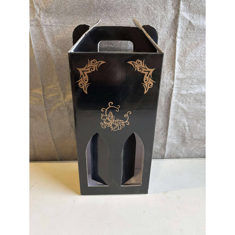 Vin gaveæske til 2 flasker