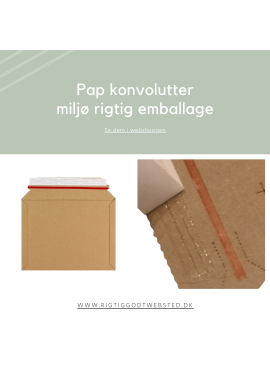 Papkonvolutter / hård