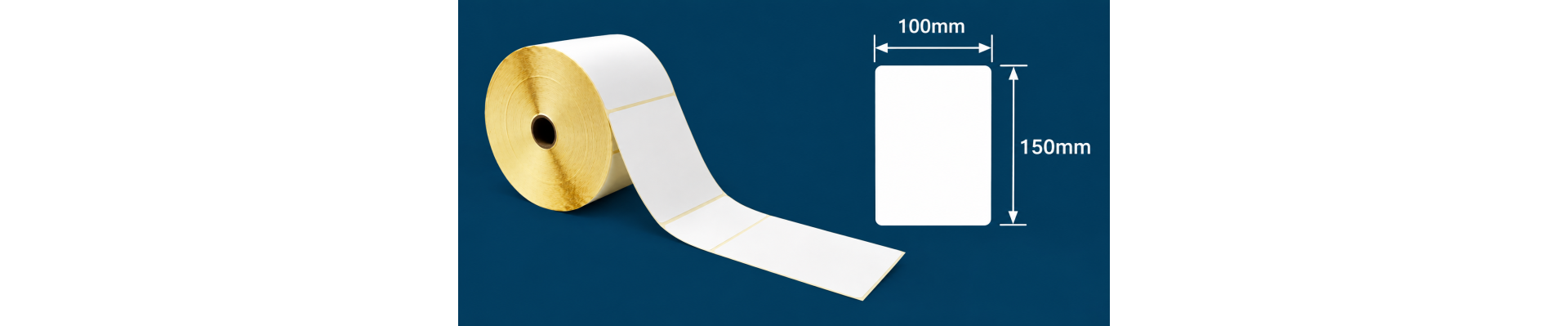 Fragtetiketter 100x150mm